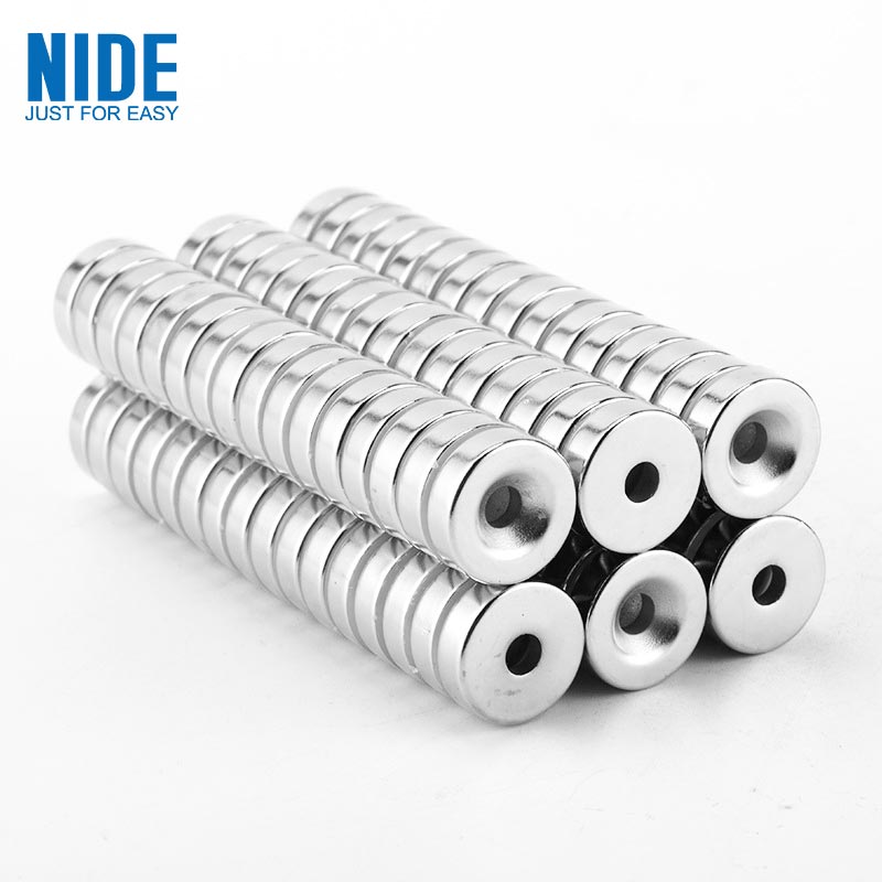 Yika Neodymium Sintered NdFeB Magnet Pẹlu Iho